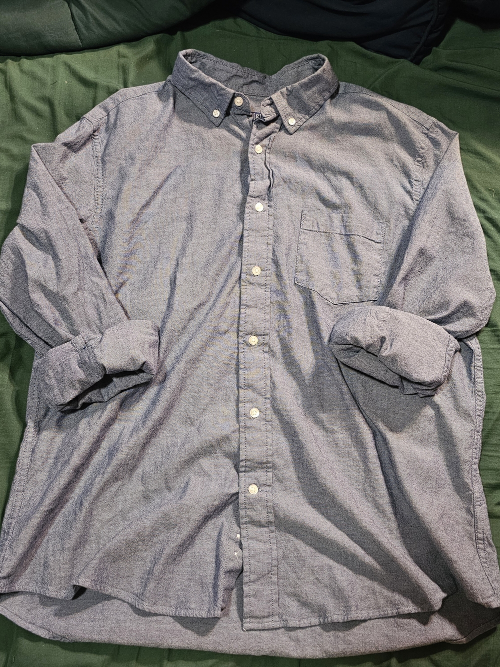 George Light Blue Long-Sleeve Button-Down Shirt